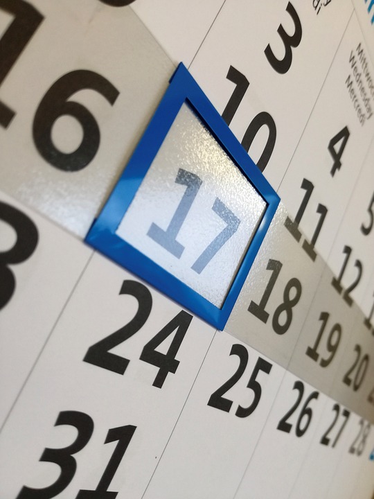 Kalendar, ilustracija, foto: pixabay.com, autor: Bruno