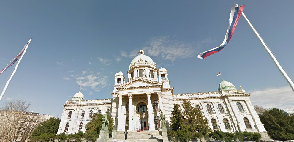 Skupština Republike Srbije, foto: Google map