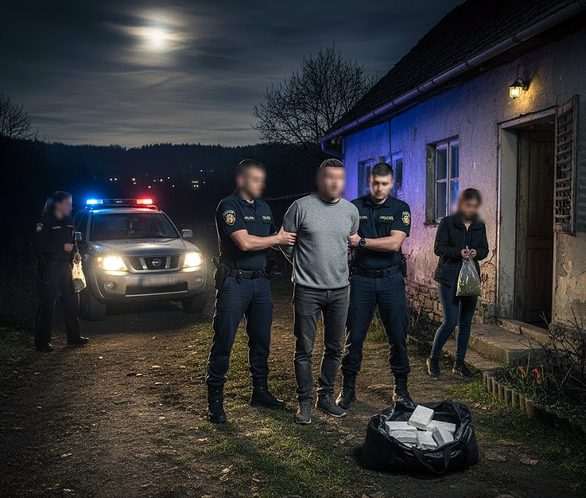 Hapšenje, ilustracija, foto: AI